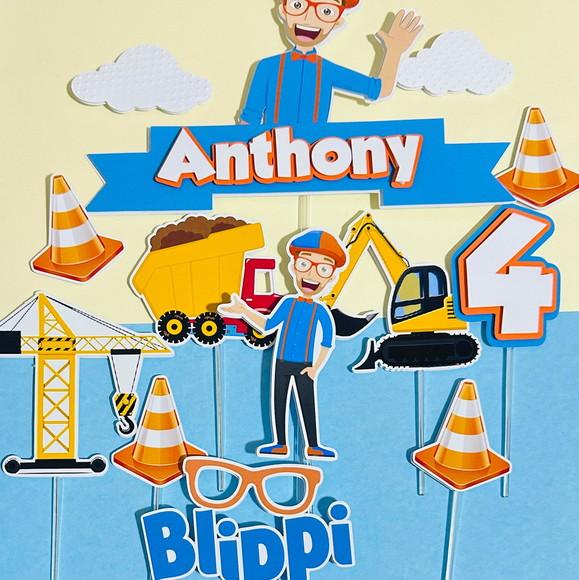 Topo de Bolo Blippi