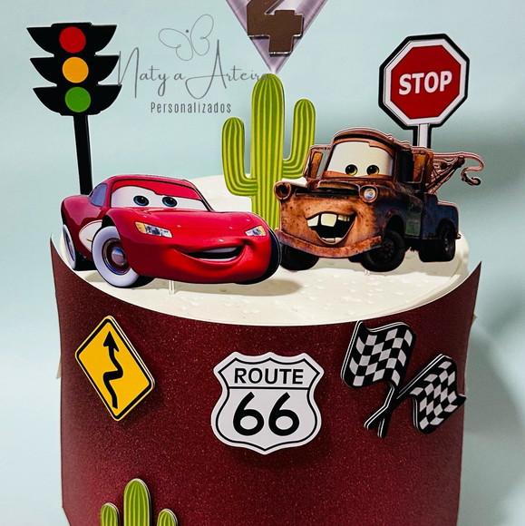 Topo de Bolo Carros Cars