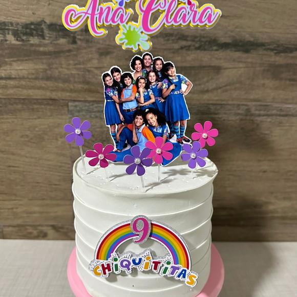 Topo de Bolo Chiquititas