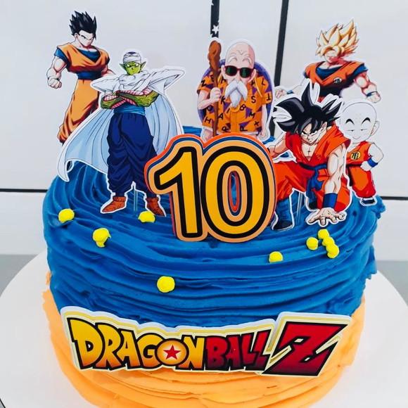 Topo de Bolo Dragon Ball Z