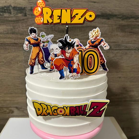 Topo de Bolo Dragon Ball Z