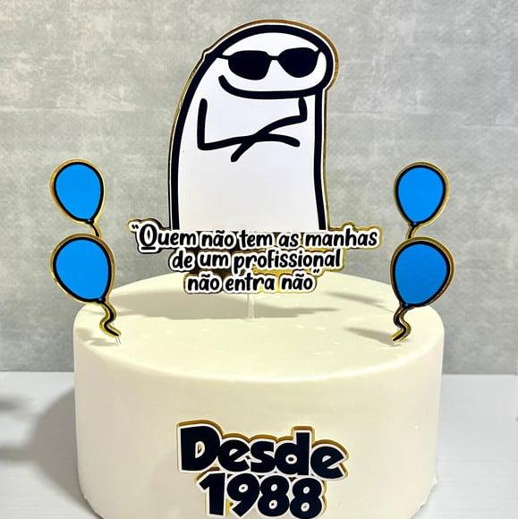 Topo de Bolo Flork