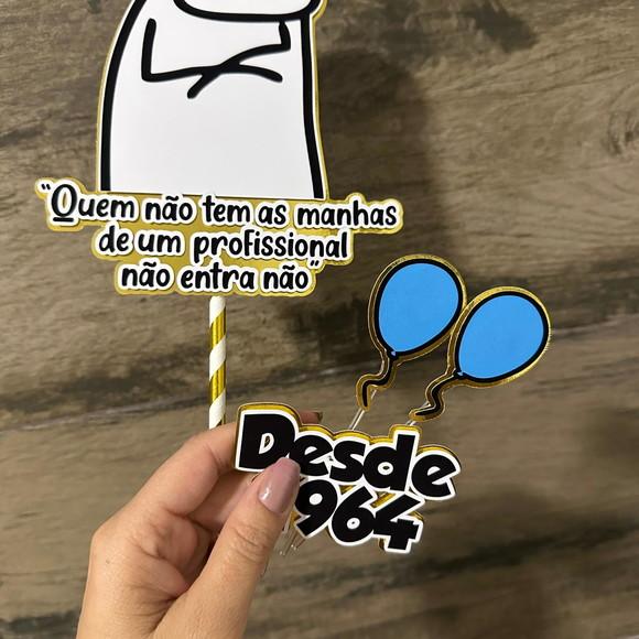 Topo de Bolo Flork