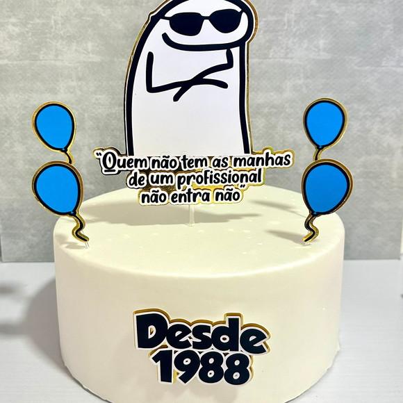 Topo de Bolo Flork