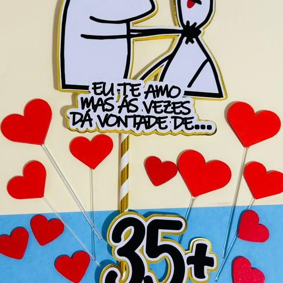 Topo de Bolo Flork