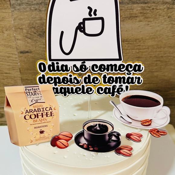 Topo de Bolo Flork Café