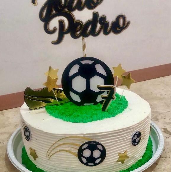 Topo de Bolo Futebol Chuteira