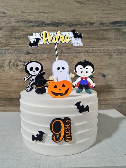 Topo de Bolo Halloween