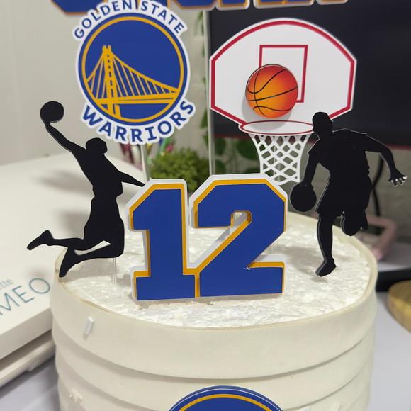 Topo de Bolo Golden State Warriors Basquete