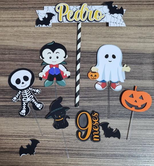 Topo de Bolo Halloween