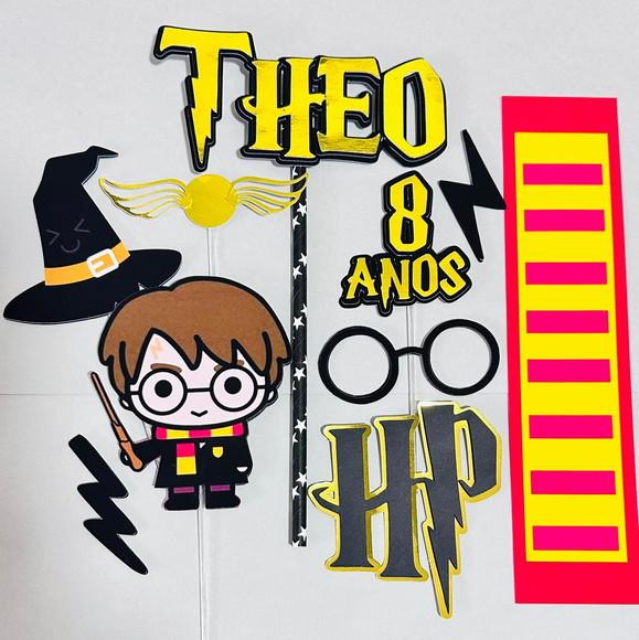 Topo de Bolo Harry Potter