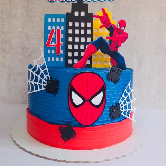 Topo de Bolo Homem Aranha
