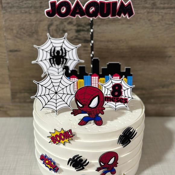 Topo de Bolo Homem Aranha