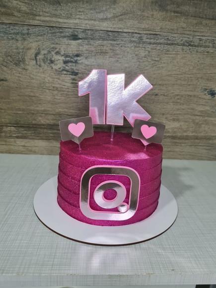 Topo De Bolo Instagram
