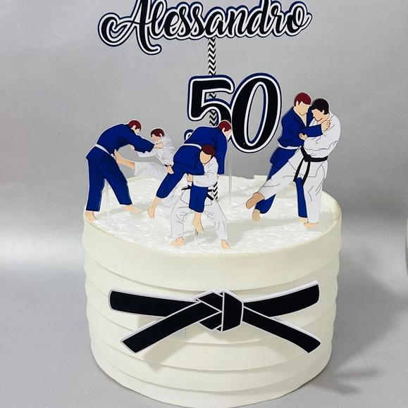 Topo de Bolo Judo Esporte