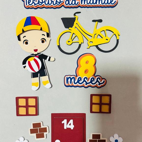 Topo de Bolo Kiko Turma Chaves