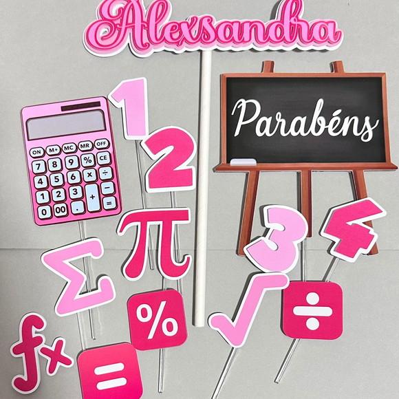 Topo de Bolo Matemática