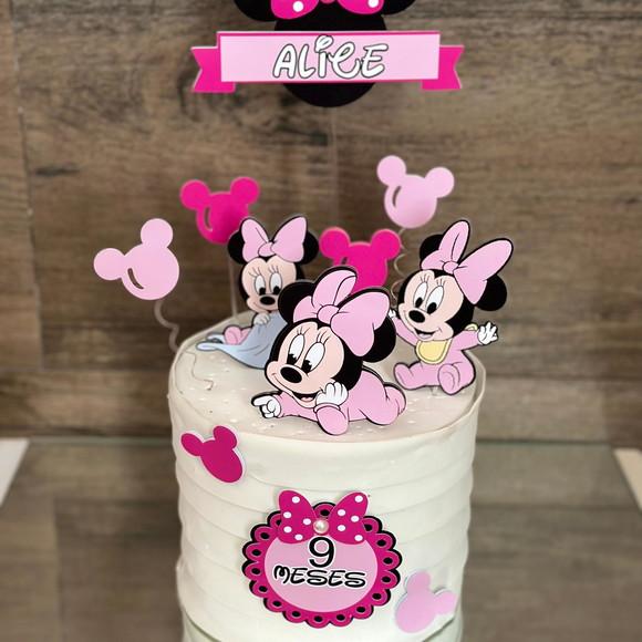Topo de Bolo Minnie Baby