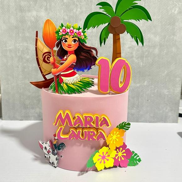 Topo de Bolo Moana