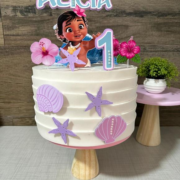 Topo de Bolo Moana Baby