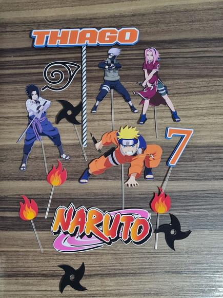 Topo de Bolo Naruto