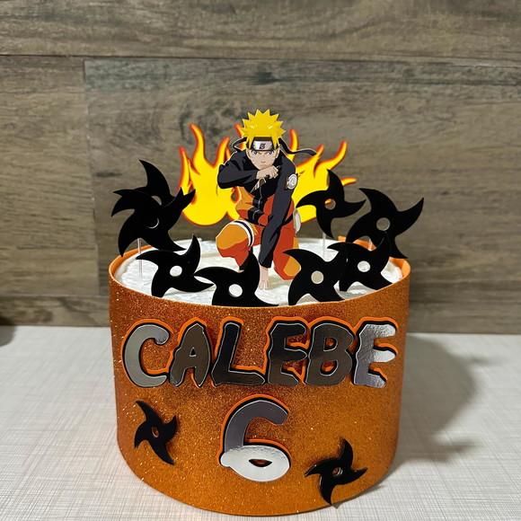 Topo de Bolo Naruto Luxo