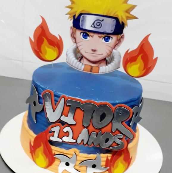 Topo de Bolo Naruto Luxo