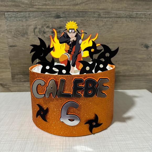 Topo de Bolo Naruto Luxo