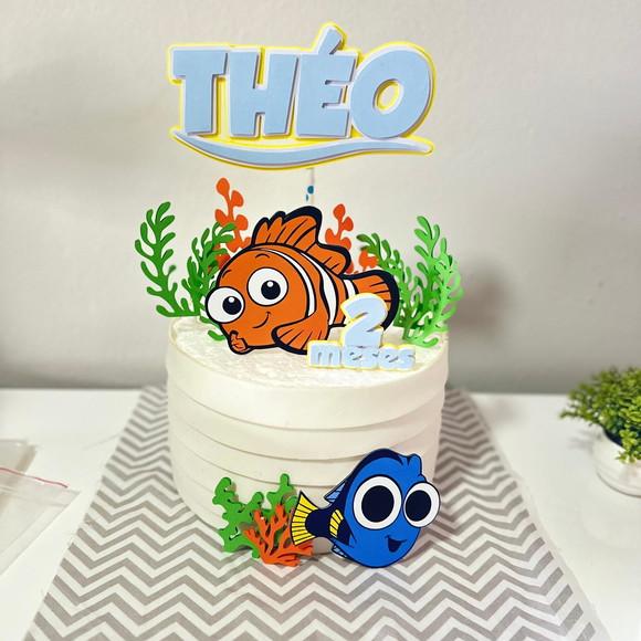Topo de Bolo Nemo