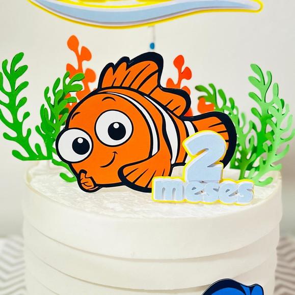 Topo de Bolo Nemo