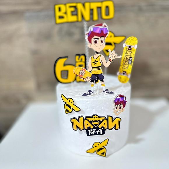 Topo de Bolo Natan