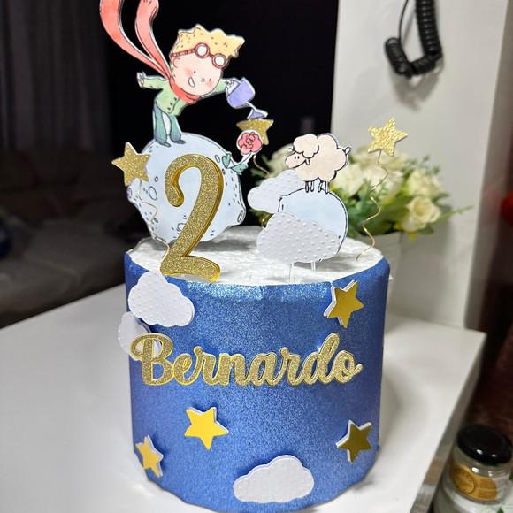Topo de Bolo o Pequeno Príncipe