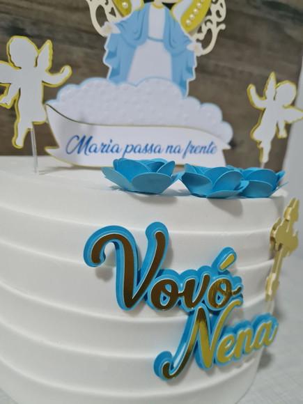 Topo de Bolo Nossa Senhora das Gracas