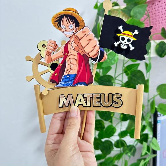 Topo de Bolo One Piece
