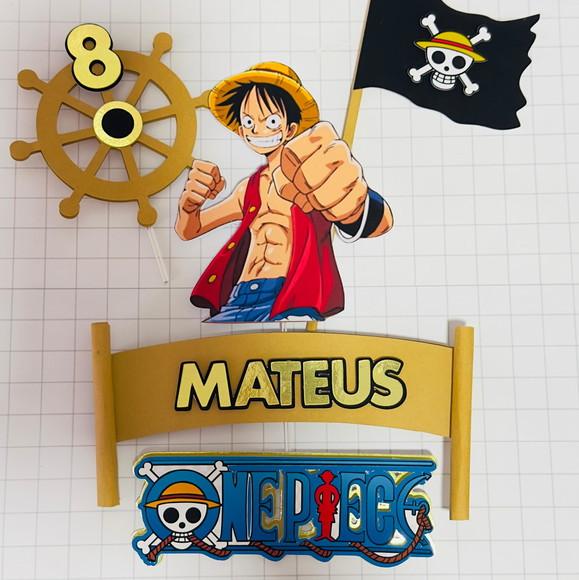 Topo de Bolo One Piece