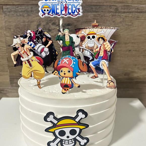 Topo de Bolo One Piece