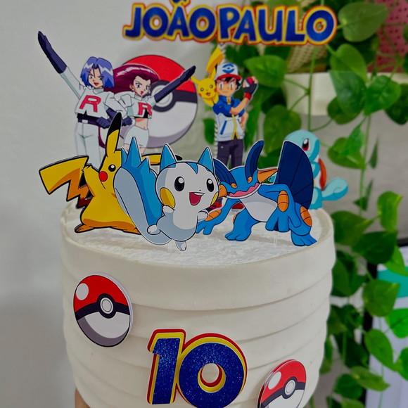 Topo de Bolo Pokemon