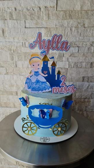 Topo de Bolo Princesa Cinderela