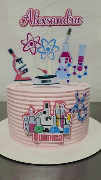 Topo de Bolo Química