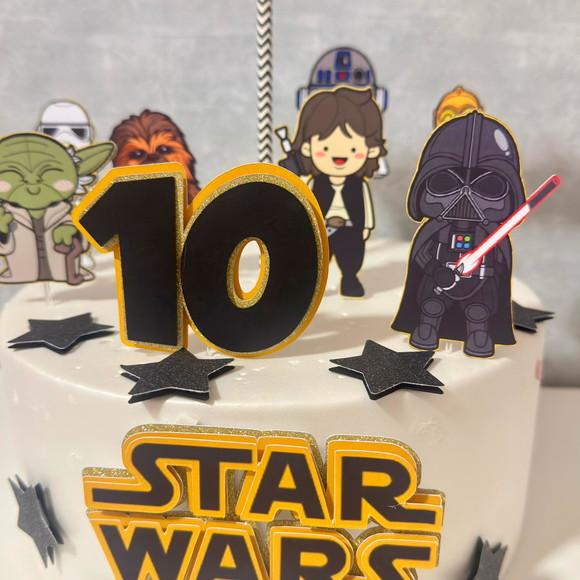 Topo de Bolo Star Wars