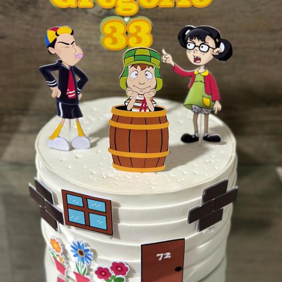Topo de Bolo Turma Chaves