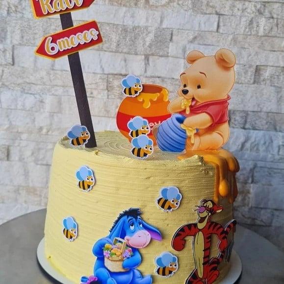 Topo de Bolo Ursinho Pooh