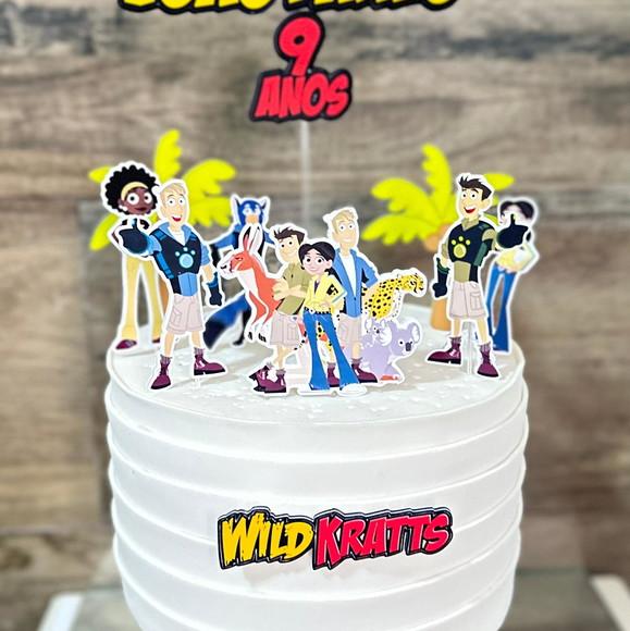 Topo de Bolo Wild Kratts