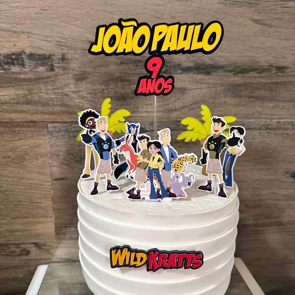 Topo de Bolo Wild Kratts