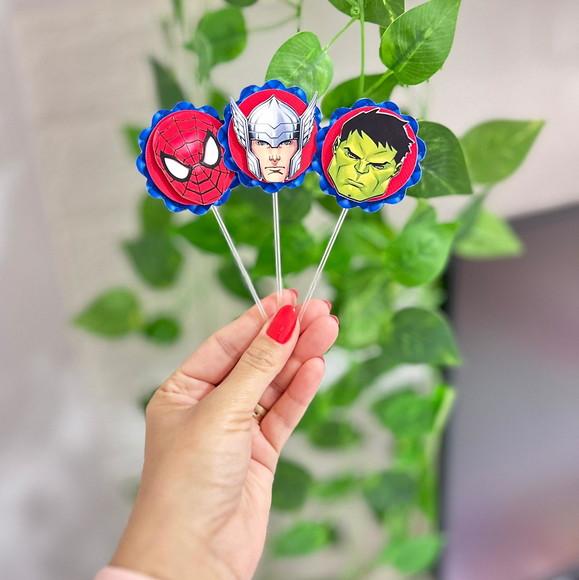 Topper Docinho Heróis Vingadores 3d
