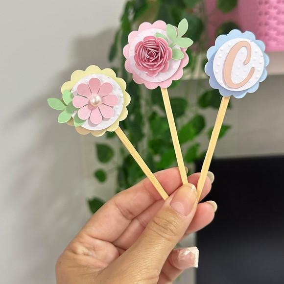 Topper Docinho Jardim 3d