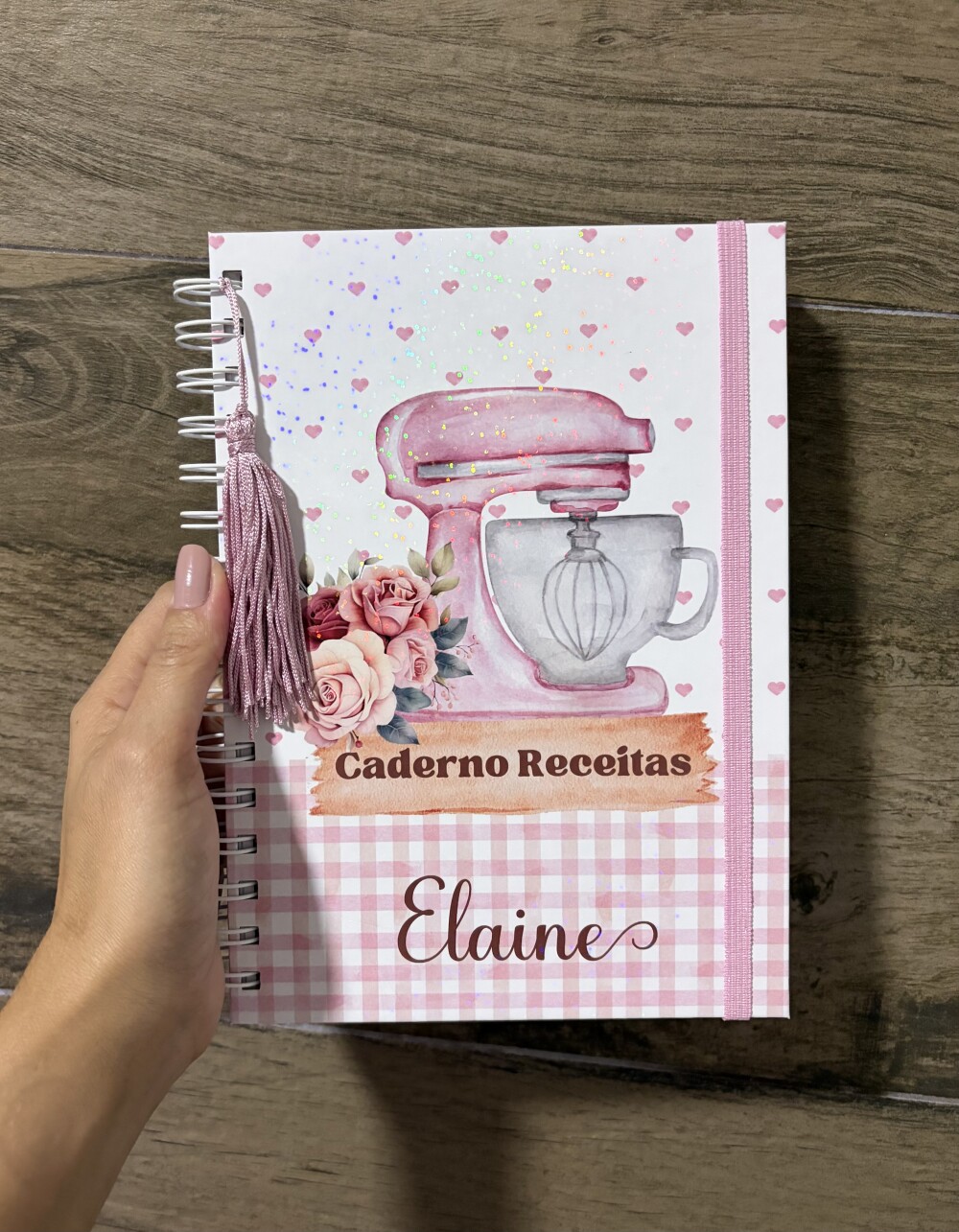 Caderno de Receitas Personalizao Capa Batedeira