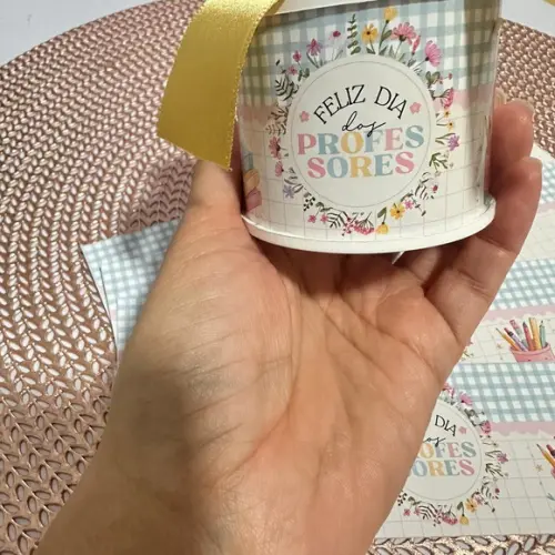 Adesivo para Mini Tubolata 5x6 Dia dos Professores