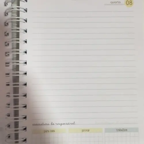 Agenda Escolar Capivara Menino 2025 Datada