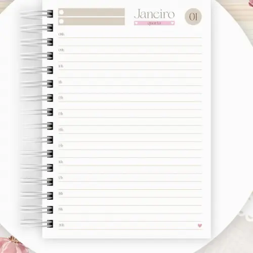 Agenda Personalizada 2025 Cabeleireira